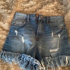 No Boundaries High Waisted Jean Shorts